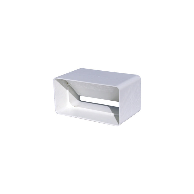 Tecnosystemi Rechteckiges Verbindungsmuffe L. 12 H. 6 cm, mit Ventil MGVR 120 11161384