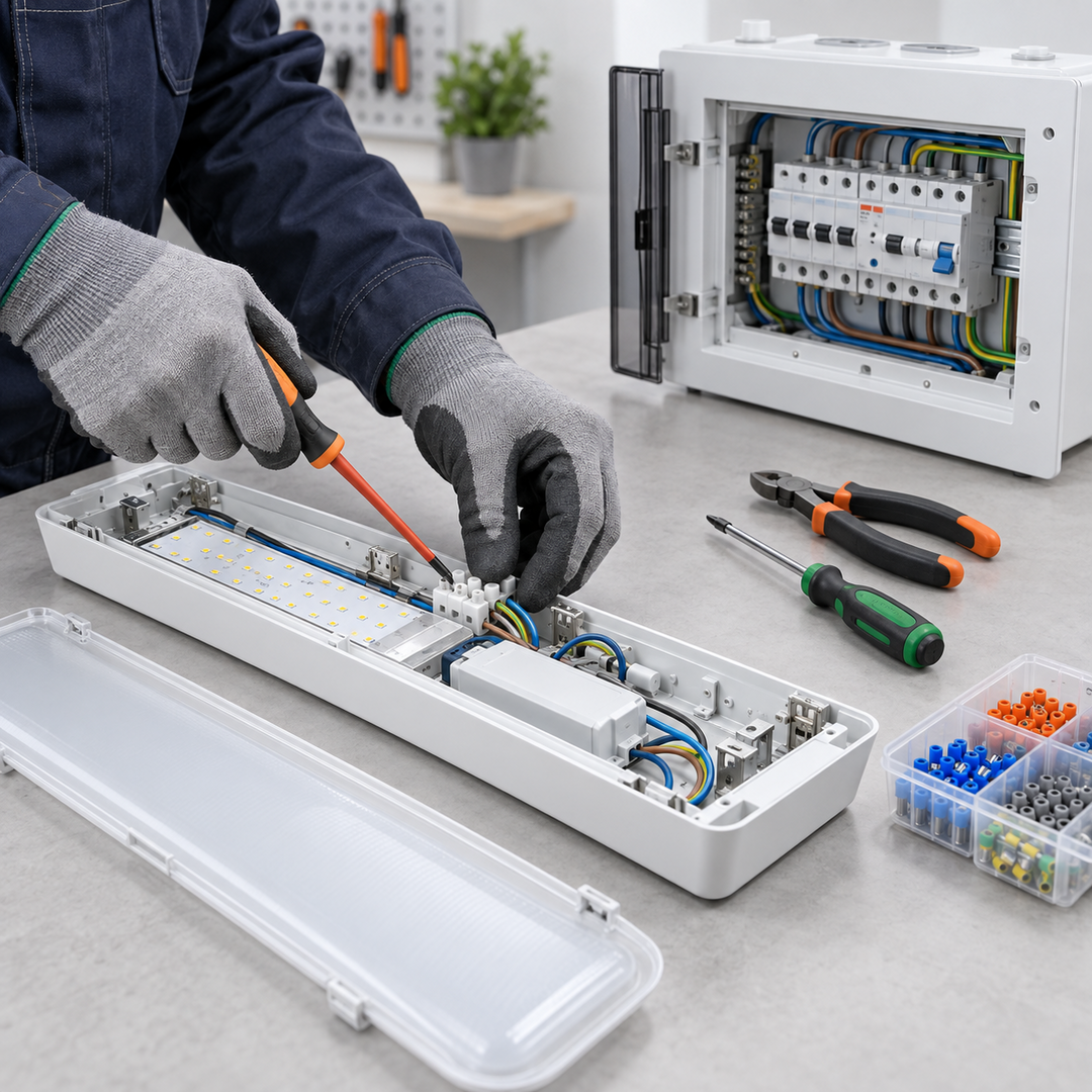 In Case Energy Arbeitsleistung Vorbereitung elektrischer Betriebsmittel