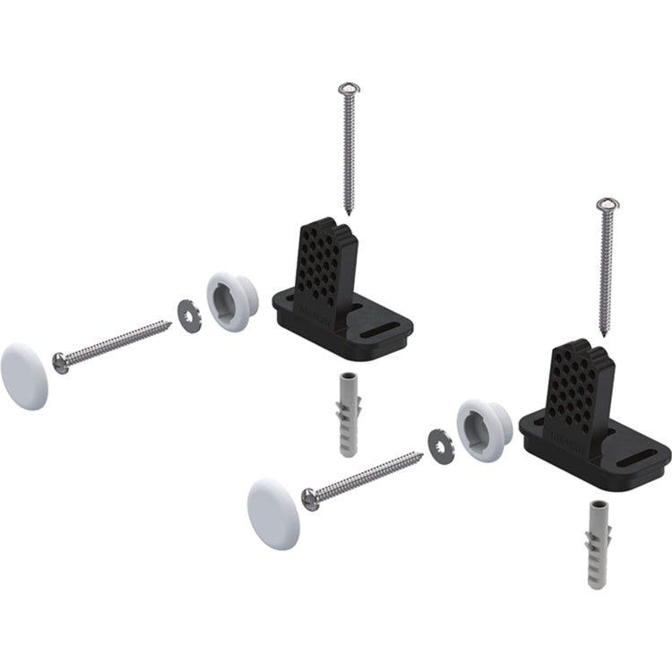 Geberit Befestigungsmaterial für Boden-WC und Bidet, seitliche Befestigung 500.100.00.1