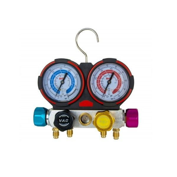 MgF Manometergruppe 4-Wege R410-R32-R407C-R134A MGF930792