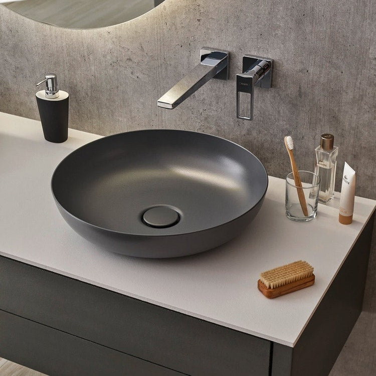 Kaldewei Runde Schüssel Ø 45 cm, ohne Überlauf, Farbe Cool Grey 70 MIENA 909306003665