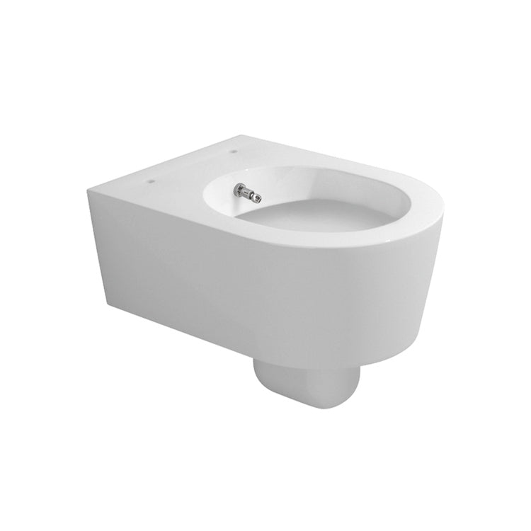 Flaminia Hängendes Becken, mit Bidetspender Chromfinish, ohne Sitz, Weiß glänzende Ausführung MINI LINK 5064E