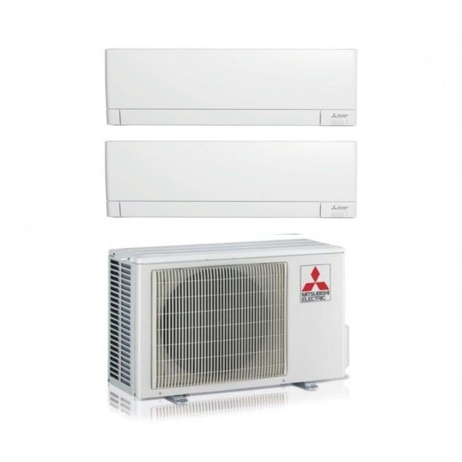 Mitsubishi Klimaanlage Dualsplit MSZ-AY 9000+9000+MXZ-2F53VF Inverter R-32 WLAN