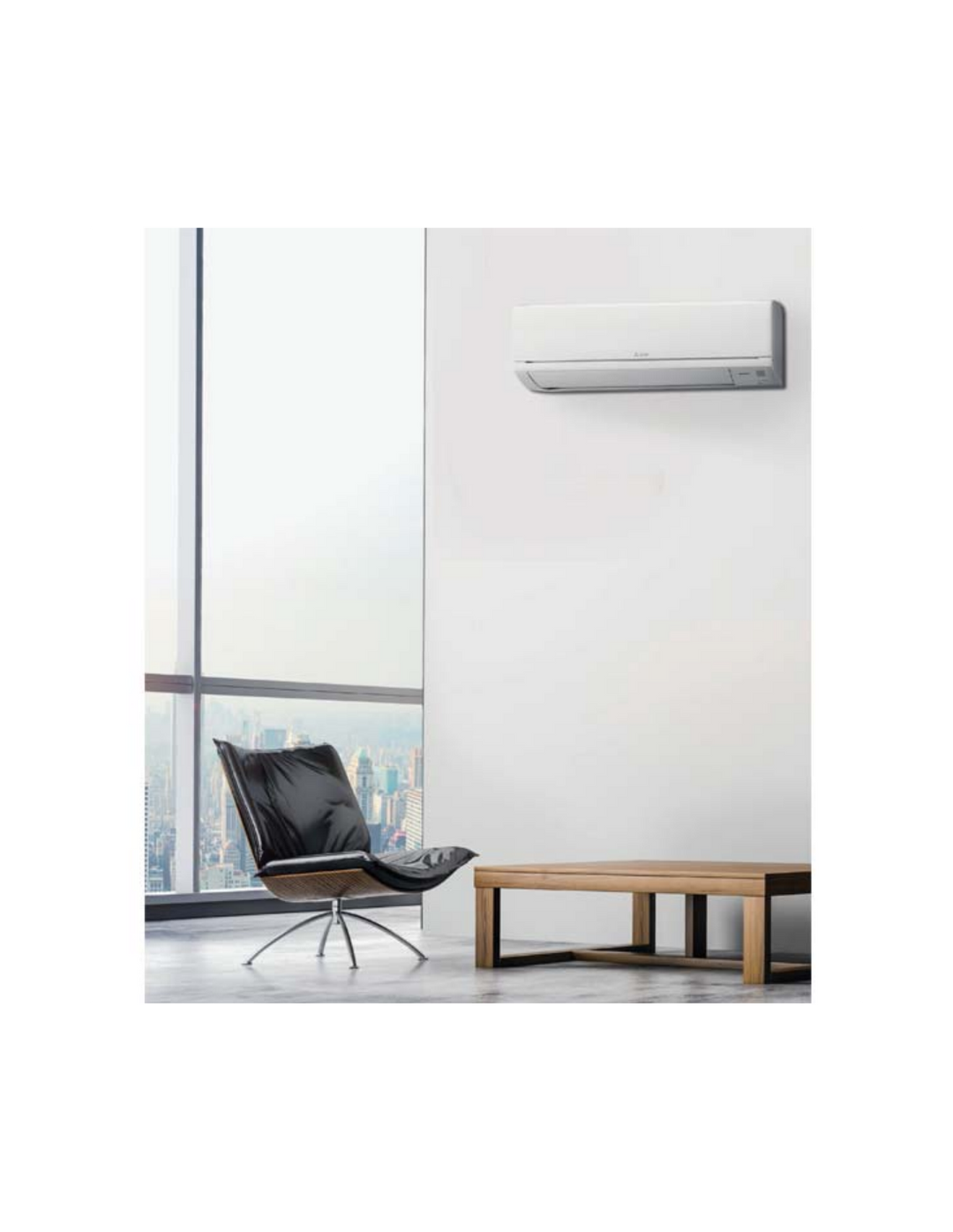 Mitsubishi Electric Climatizzatore Condizionatore Inverter Classe A++ Btu 9000 MSZ-HR25VF Gas R32 KIT-HR25-9000-MONO