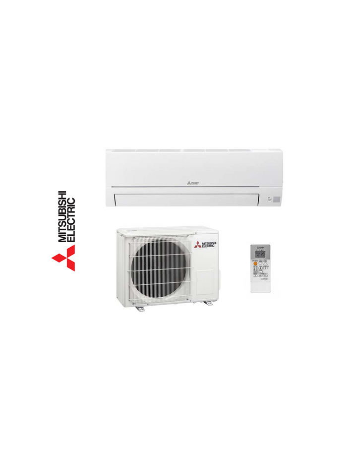 Mitsubishi Electric Climatizzatore Condizionatore Inverter Classe A++ Btu 9000 MSZ-HR25VF Gas R32 KIT-HR25-9000-MONO