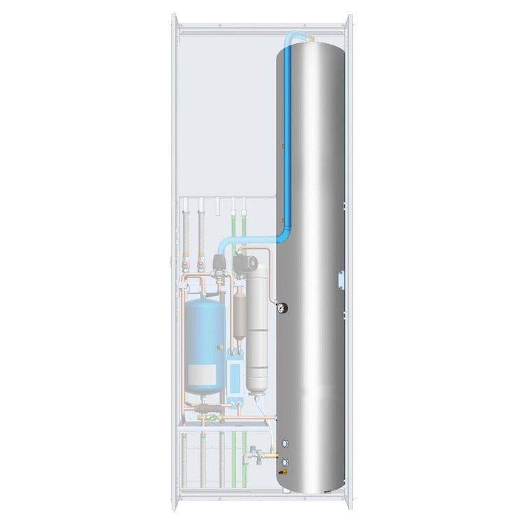 Mitsubishi Speicher 175 Liter Trinkwarmwasser für Ecodan Inwall EINTK175-F System EINTK175-F