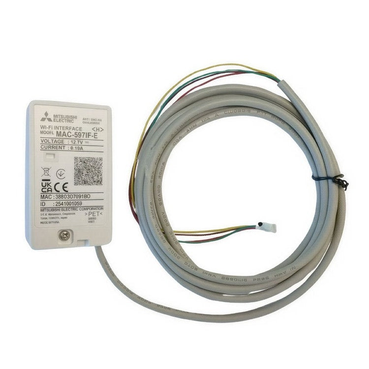 Mitsubishi WLAN-Schnittstelle für MELCloud Home mit integriertem Bluetooth MAC-597IF-E