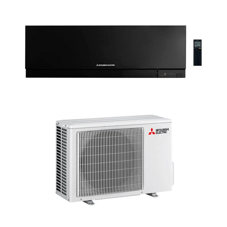 Mitsubishi Monosplit-Klimagerät MSZ-EF Kirigamine Zen, Wandgerät, Inverter, WLAN, Schwarz – Außengerät 4,2 kW, Innengerät 15000 BTU MUZ-EF42VG+MSZ-EF42VGKB