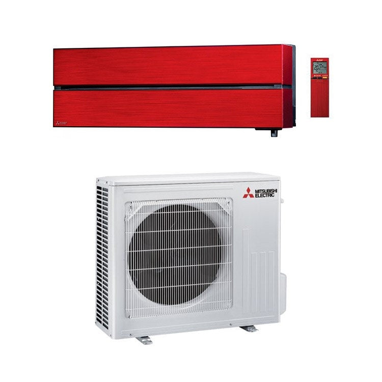 Mitsubishi Monosplit-Klimagerät MSZ-LN Kirigamine Style, Wandgerät, Inverter, WLAN, Rot – Außengerät 5 kW, Innengerät 18000 BTU MUZ-LN50VG2+MSZ-LN50VG2R