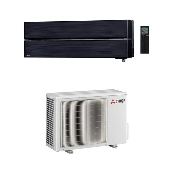 Mitsubishi Monosplit-Klimagerät MSZ-LN Kirigamine Style, Wandgerät, Inverter, WLAN, Schwarz – Außengerät 3,5 kW, Innengerät 12000 BTU MUZ-LN35VG2+MSZ-LN35VG2B