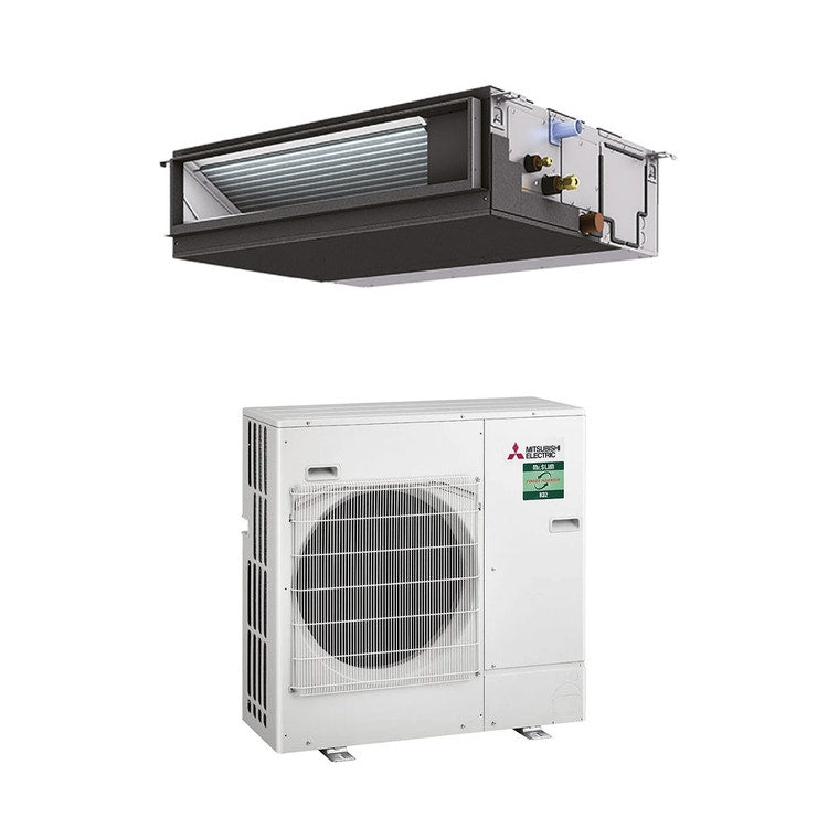 Mitsubishi Monosplit-Klimagerät PEAD-M JA2 Kanalgerät mittlere Pressung, Inverter – Außengerät Power Inverter 7,1 kW, Innengerät 24000 BTU PEAD-M71JA2-PUZ-ZM71VHA2