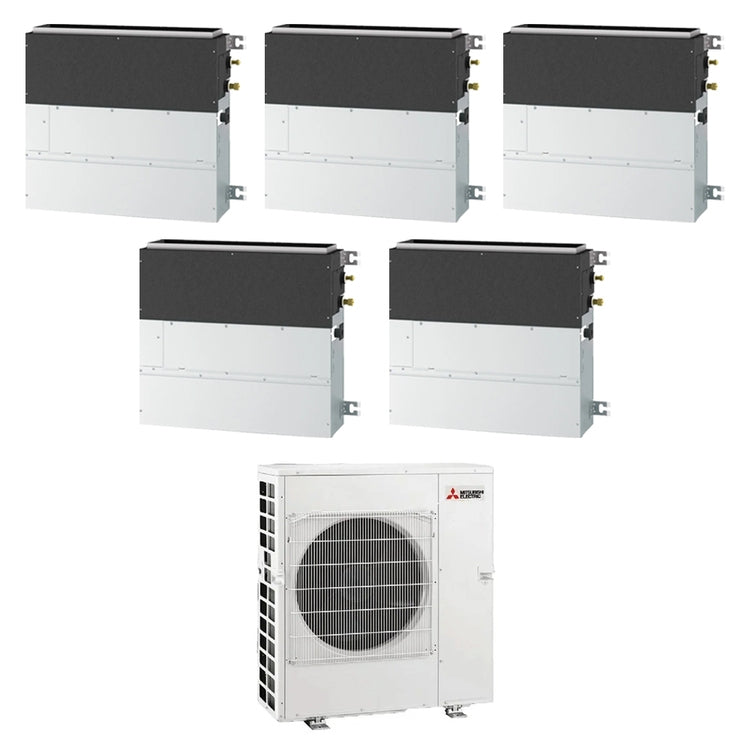 Mitsubishi 5-fach-Split-Klimagerät SFZ-M, Wand-/Truhengerät, Inverter – Außengerät R32 12 kW, Innengeräte 9000+9000+9000+18000+18000 BTU MXZ-6F120VF+SFZ-M[25|25|25|50|50]VA