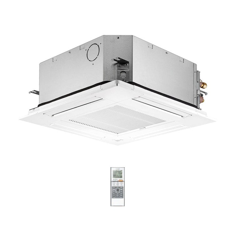 Mitsubishi 4-Wege-Kassette R32 Innengerät Kassette 60x60 cm Mono-/Multisplit 12000 BTU (mit Gitter und Steuerung) SLZ-M SLZ-M35FA2+SLP-2FALM2