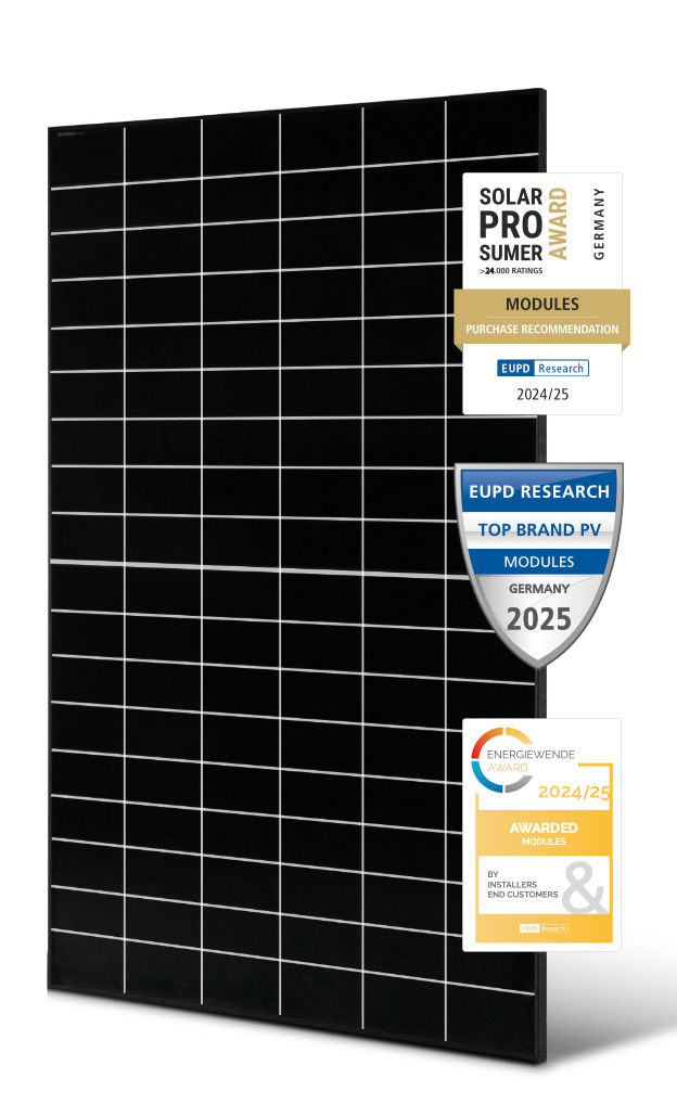 Solar Fabrik Mono S4 Halfcut BC White 485 485-490 1500V Black Frame