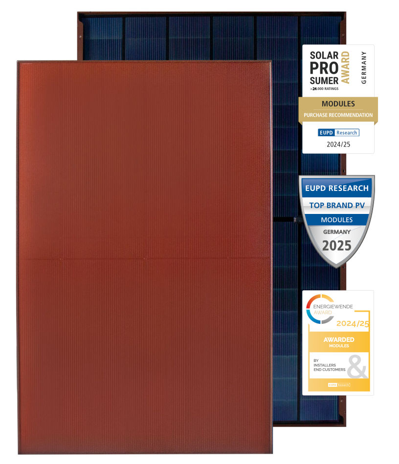 Solar Fabrik Mono S4 Halfcut 400 400 1500V Full Orange