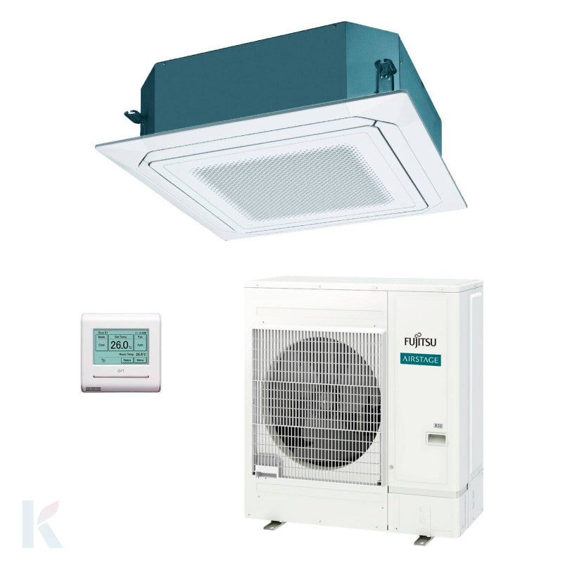 Solarics Fujitsu AUY125T-KA 3D – Monosplit Cassette 3D Airflow KA ECO Trifásico Klimagerät