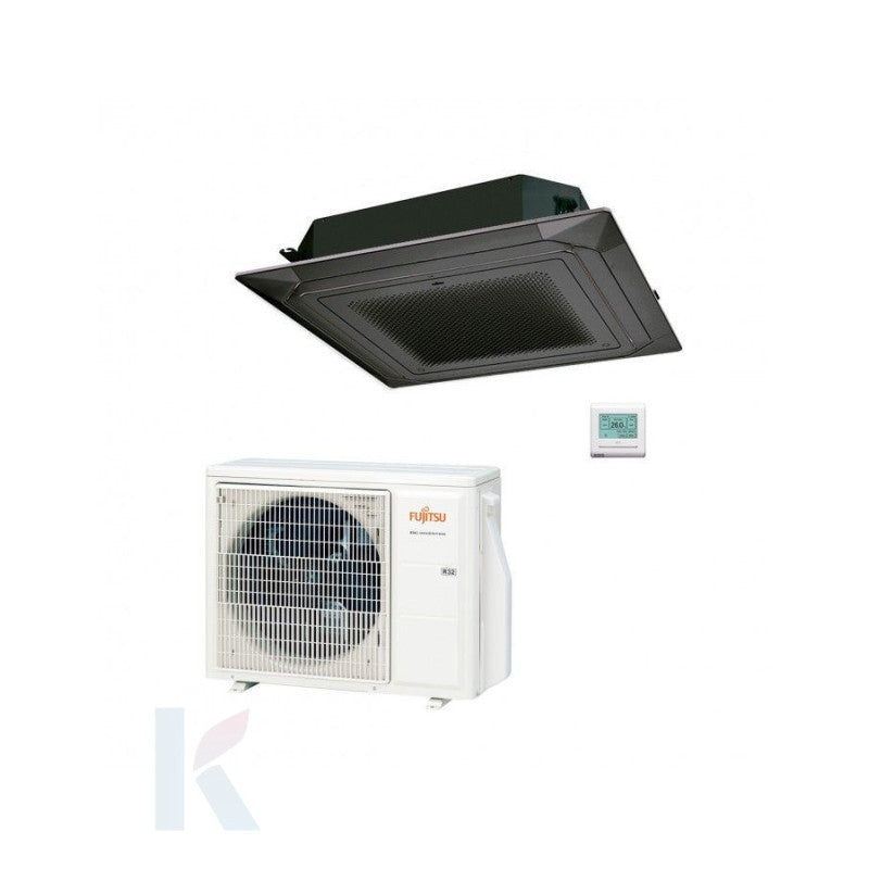 Solarics Fujitsu AUY80-KR 3D – Monosplit Cassette 3D Airflow KR Klimagerät Black