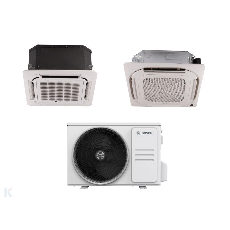 Solarics Bosch CL5000iL-Set 35 4CCE - 3,5 kW – Monosplit Cassette Climate 5000i Klimaanlage