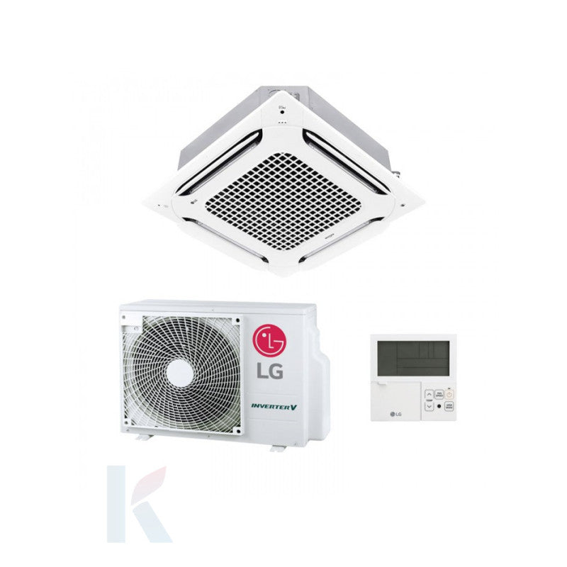 Solarics Lg UT36F.NA0 + UUC1.U40 – Monosplit Compact Cassette Klimagerät 4 Ways