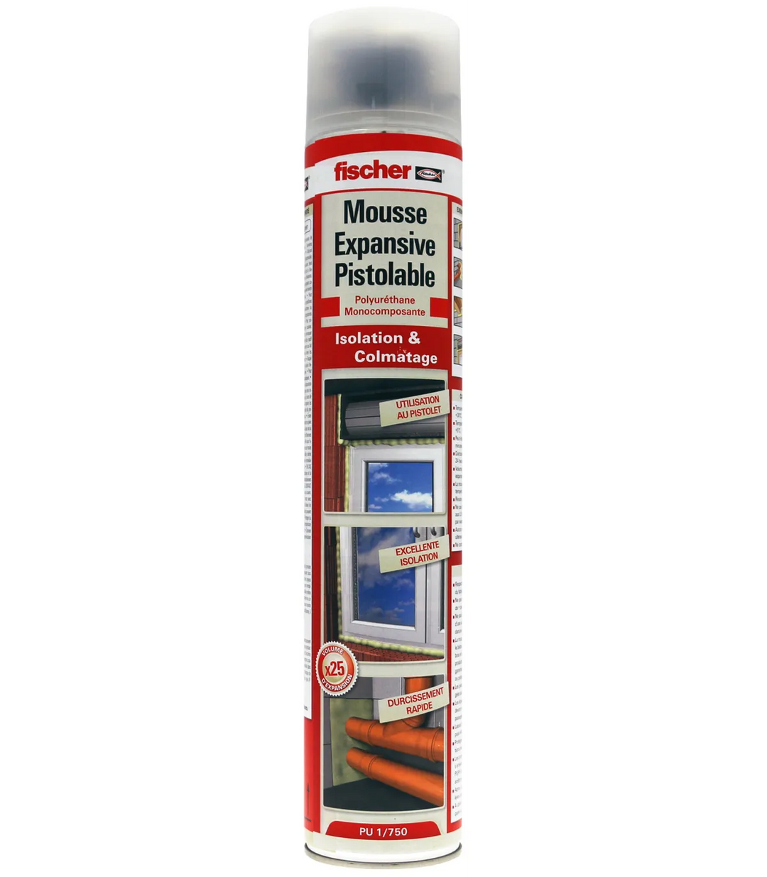 MOUSSE POLY. PISTOLABLE 750 ML