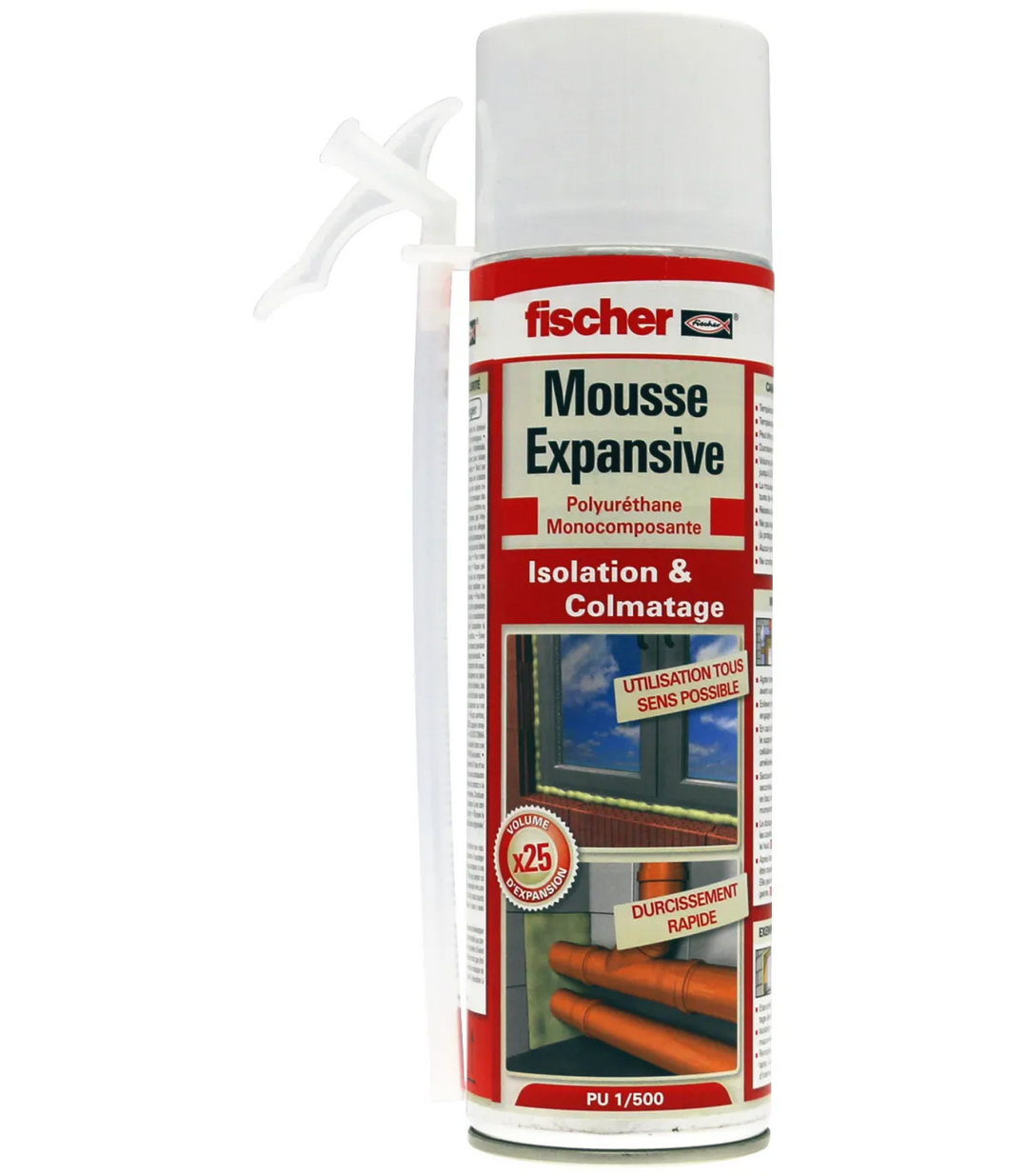 MOUSSE POLYURÉTHANE 500ML
