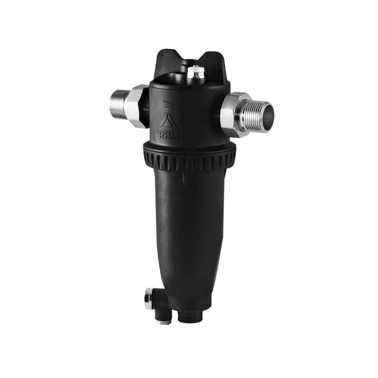 RBM Selbstreinigender magnetischer Schlammentfernerfilter für Wärmepumpen, komplett mit integriertem Absperrvorrichtung und Ablaufkugelhahn MP1 36990600