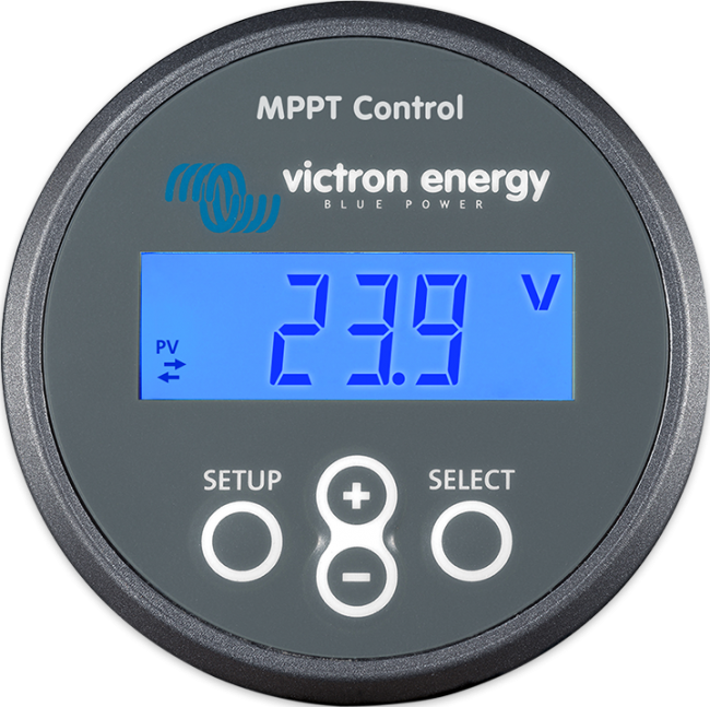 Batteriespeicher Victron SmartSolar Control display manual