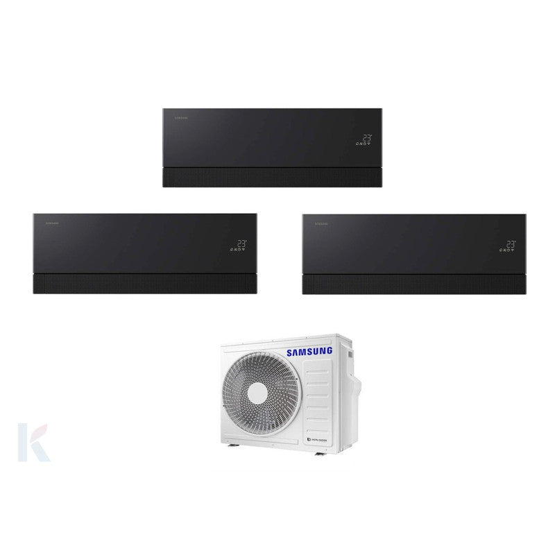 Solarics Samsung Première (Black) - 9000 + 9000 + 12000 BTU - Ext.AJ052TXJ3KG – Multisplit-Set