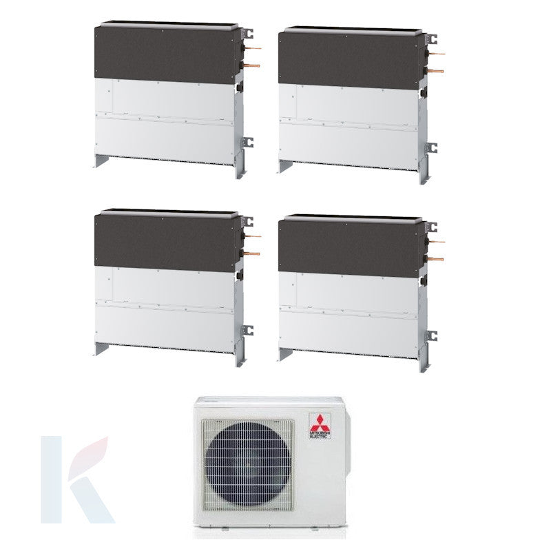 Solarics Mitsubishi Standgerät Duct - 9000 + 9000 + 12000 + 12000 BTU - Ext. MXZ-4F72VF – Multisplit-Set