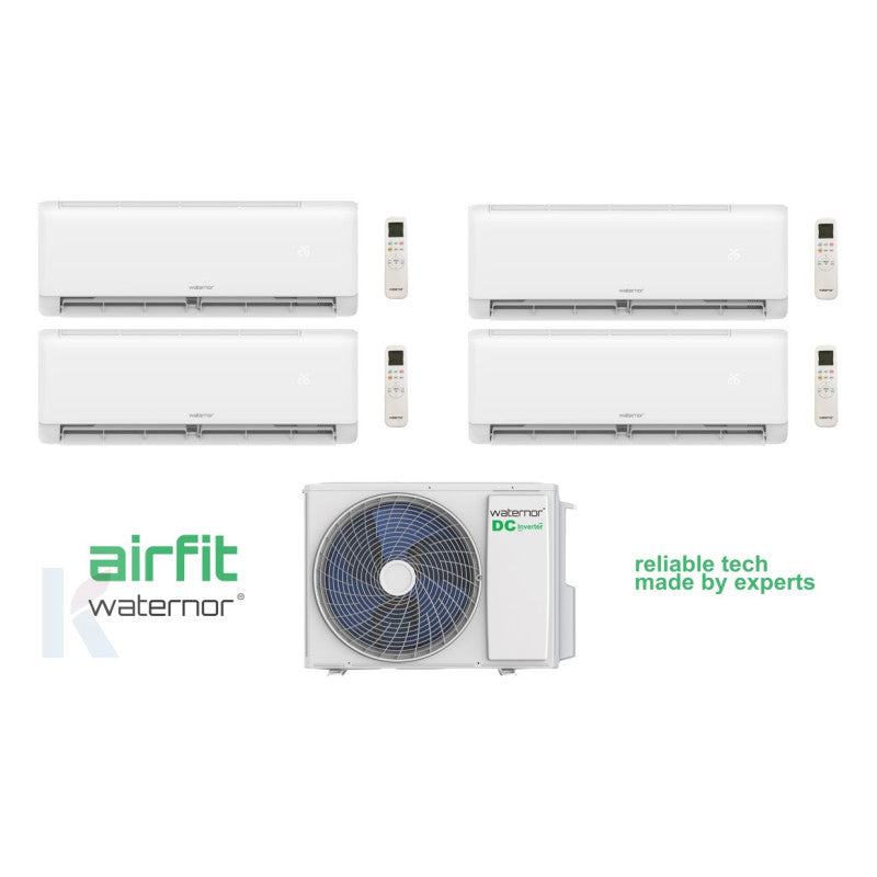 Solarics Waternor Airfit - 9000 + 9000 + 9000 + 12000 BTU - Ext. 28000 – Multisplit-Set