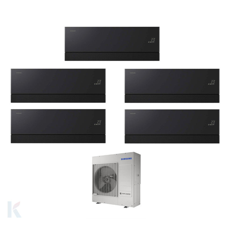 Solarics Samsung Première (Black) - 9000 + 9000 + 9000 + 12000 + 12000 BTU - Ext.AJ100TXJ5KG – Multisplit-Set