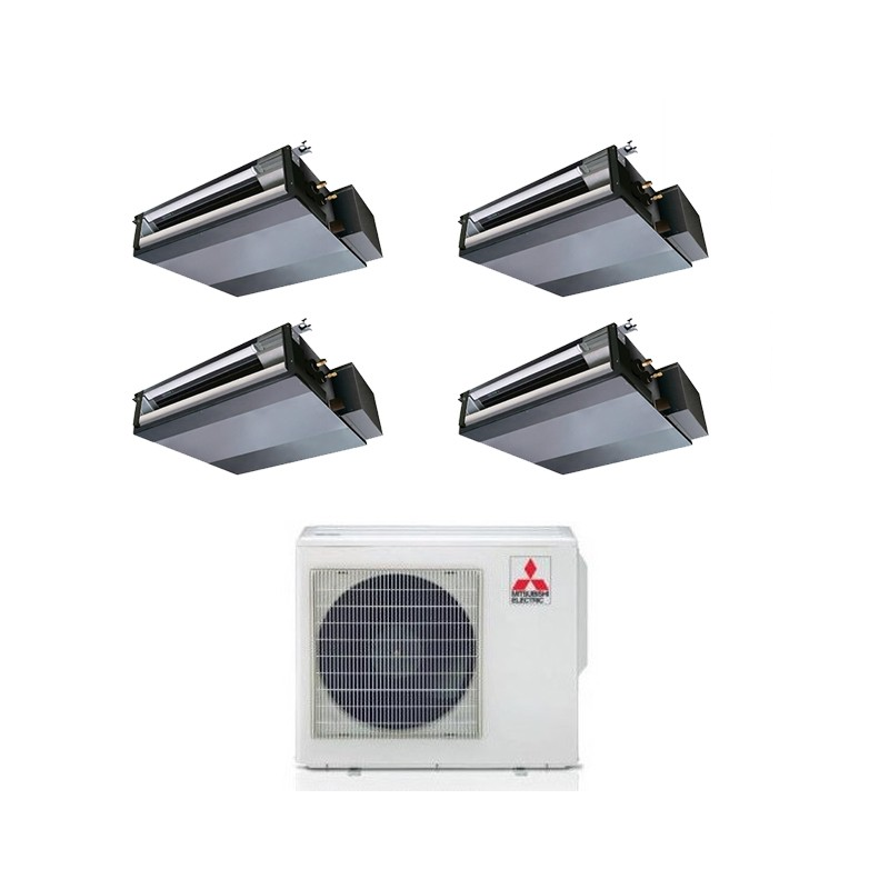 Mitsubishi Multisplit-Klimaanlage (4x1) – Kanal – 12.000 + 12.000 + 18.000 + 18.000 BTU – Ext. MXZ-5F102VF
