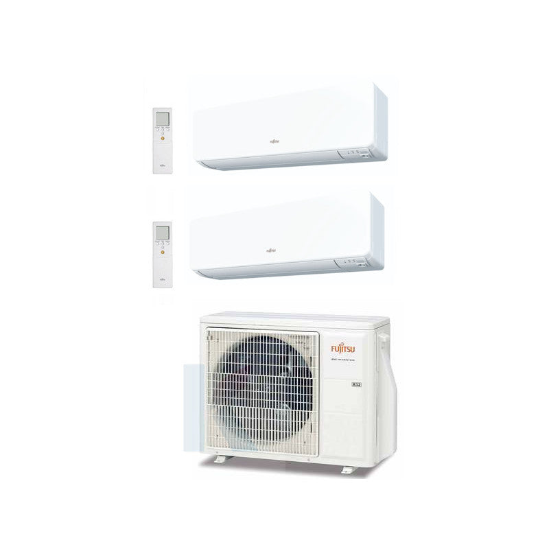 Solarics Fujitsu KG - 9000 + 9000 BTU - Ext. AOY40M2-KB – Multisplit Set Klimagerät (2x1)