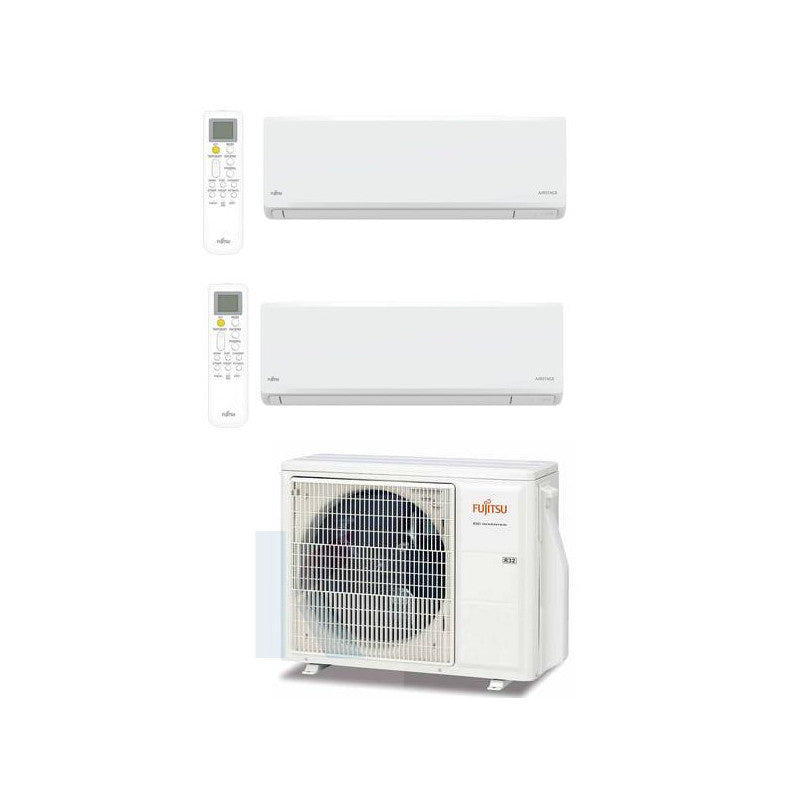 Solarics Fujitsu KN - 9000 + 9000 BTU - Ext. AOY50M2-KB – Multisplit Set Klimagerät (2x1)