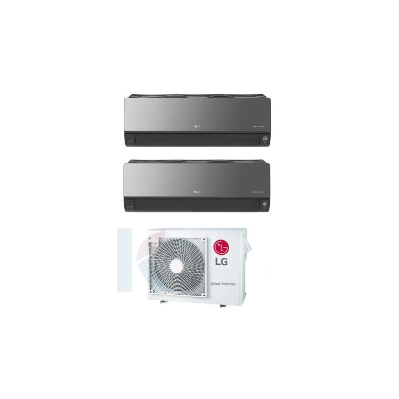 Solarics Lg AI AIR Premium - 9000 + 18000 BTU - Ext. MU3R19 – Multisplit Set Klimagerät (2x1)