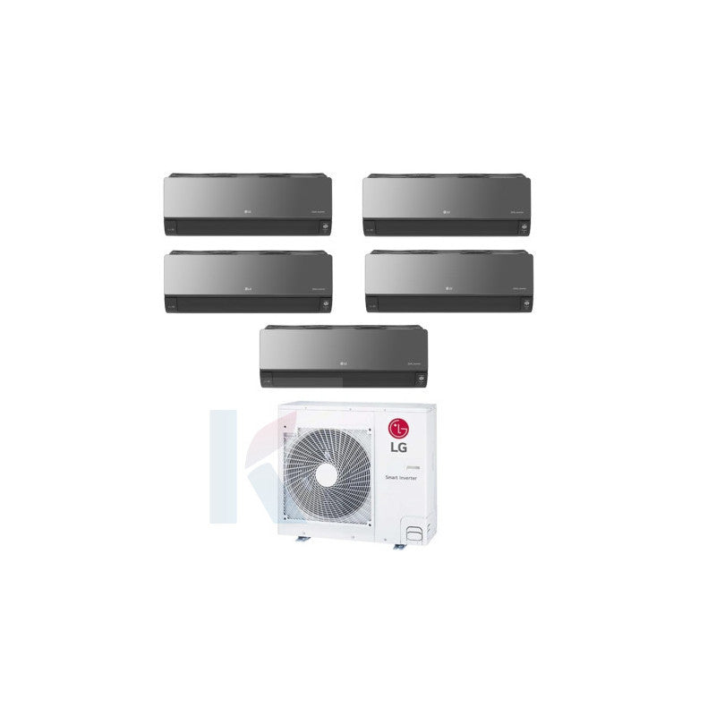 Solarics Lg AI AIR Premium - 9000 + 9000 + 12000 + 12000 + 12000 BTU - Ext. MU5R36 – Multisplit Set Klimagerät (5x1)