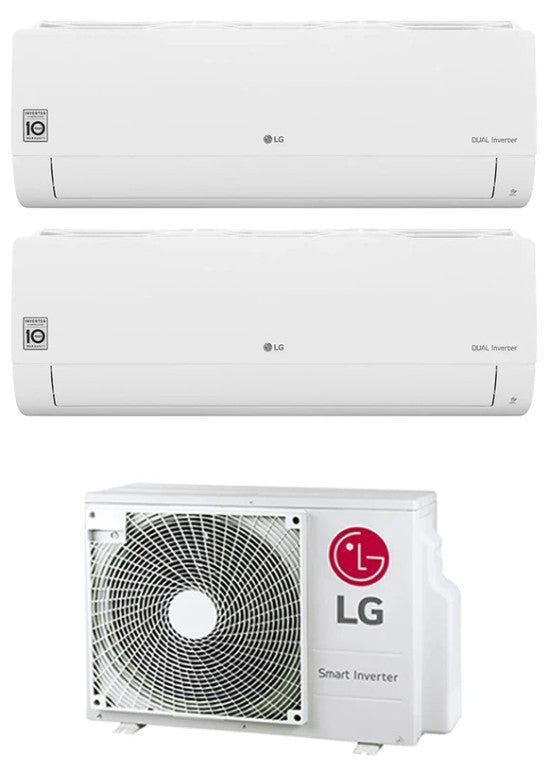 LG Multisplit-Set-Klimaanlage (2x1) – STANDARD – 9000 + 12000 BTU – Ext. MU2R15