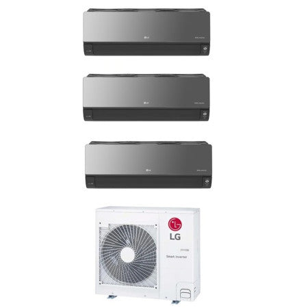 LG Multisplit-Set-Klimaanlage (3x1) – AI AIR PREMIUM – 12000 + 18000 + 18000 BTU – Ext. MU5R30