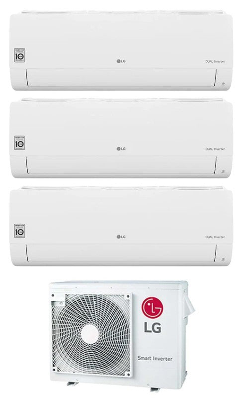 LG Multisplit-Set-Klimaanlage (3x1) – STANDARD – 9000 + 9000 + 9000 BTU – Ext. MU3R19