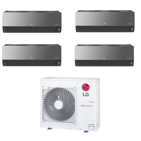 LG Multisplit-Set-Klimaanlage (4x1) – AI AIR PREMIUM – 9000 + 9000 + 12000 + 18000 BTU – Ext. MU5R30