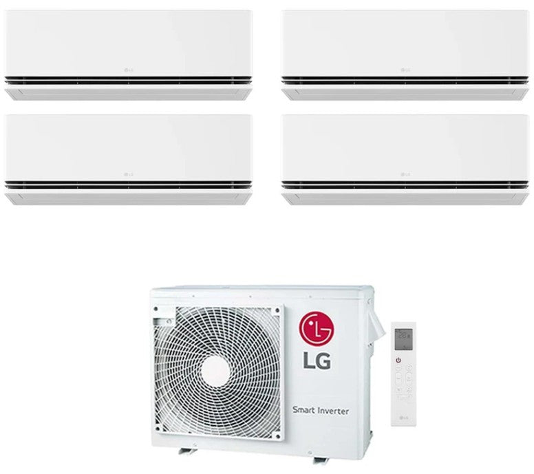LG Multisplit-Set-Klimaanlage (4x1) – DELUXE – 9000 + 9000 + 9000 + 18000 BTU – Ext. MU5R30