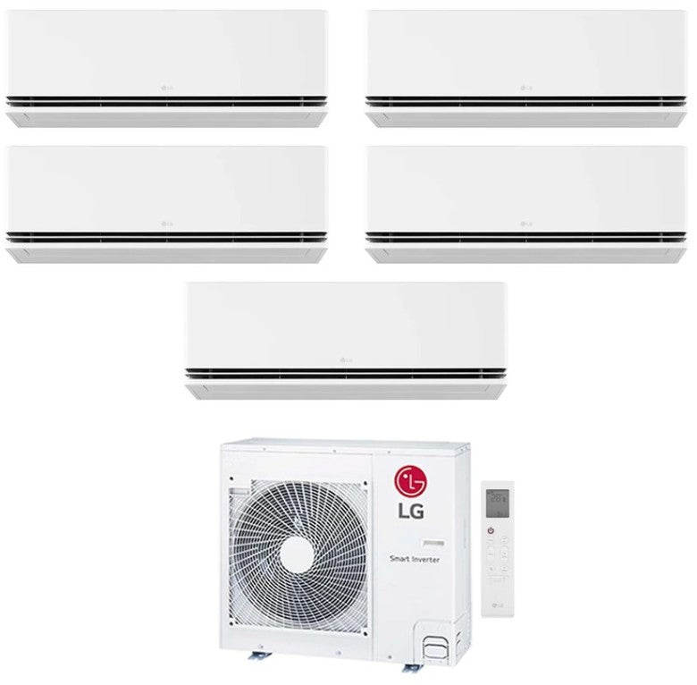 LG Multisplit-Set-Klimaanlage (5x1) – DELUXE – 9000 + 9000 + 9000 + 9000 + 9000 BTU – Ext. MU5R30