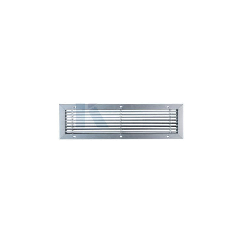 Solarics Daikin EKM10IS – Lufteinlassgitter aus Aluminium in natürlicher Farbe mit gerader Diffusion