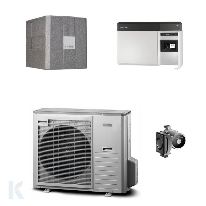 Solarics Nibe Set 5 – Split-Wärmepumpe