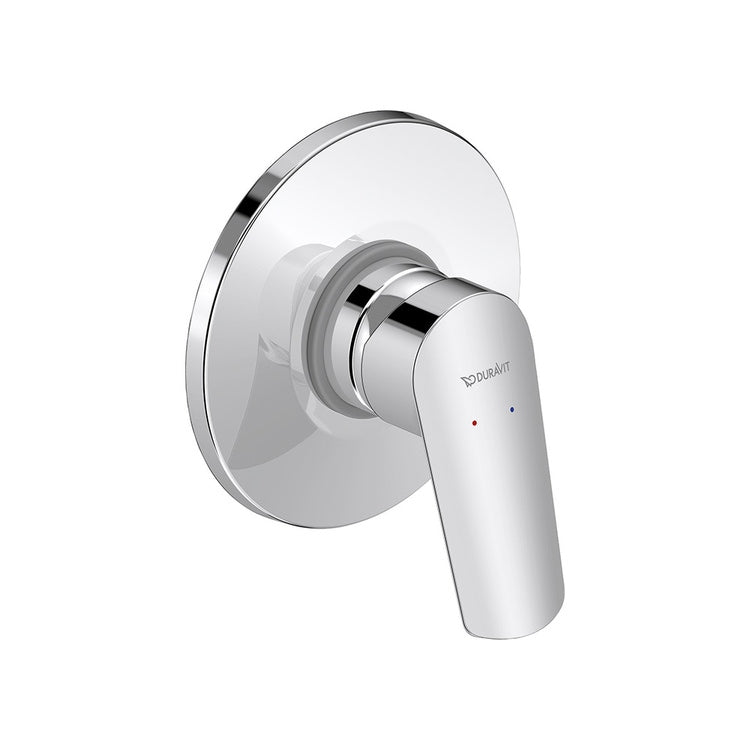 Duravit Einhebel-Badewannen-/Duschmischer zur Unterputzmontage, Unterputzkörper inklusive, Chromoberfläche No. N14210007010