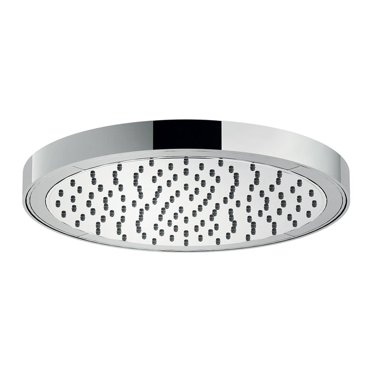 Nobili Runder Duschkopf mit Gelenk Ø 20 cm aus ABS, Chrom- und Grau-Finish SHOWER AD139/10CR