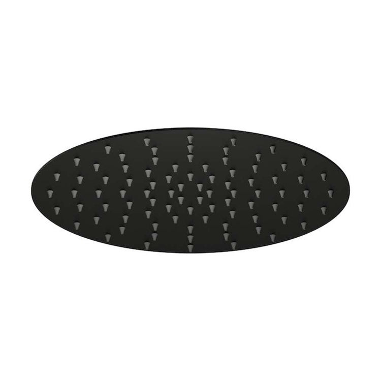 Nobili Runder Duschkopf Ø 25 cm aus Edelstahl, schwenkbar, Farbe Brombeere, matte Oberfläche SHOWER AD139/121BM