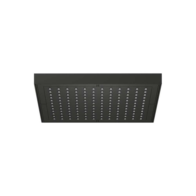 Nobili Duschkopf mit quadratischem Gelenk 20 x 20 cm aus ABS, Farbe Brombeere, matte Oberfläche SHOWER AD139/17CBM