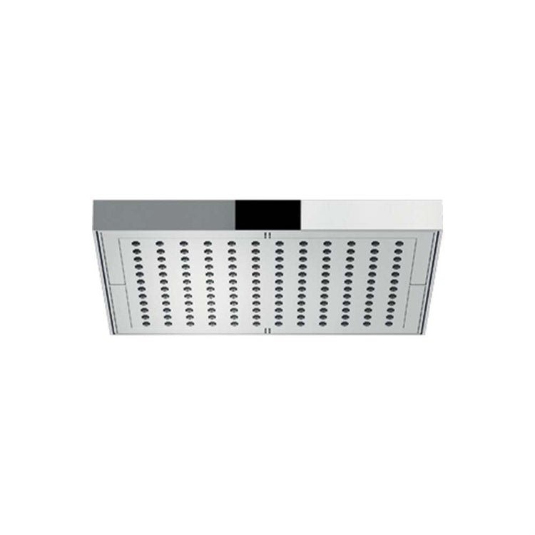 Nobili Duschkopf mit quadratischem Gelenk 20 x 20 cm aus ABS, Chrom- und Grau-Finish SHOWER AD139/17CCR