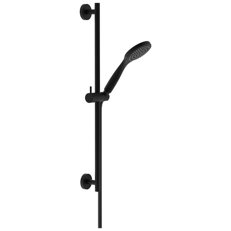 Nobili Wandhalterung mit schwenkbarem und verstellbarem Handbrausehalter, Einstrahl-Handbrause und 150 cm Schlauch, Farbe Brombeere, mattes Finish SHOWER AD140/51BM